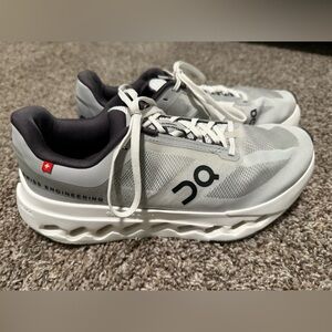 On Running - Cloudsurfer Next- Womens 8.5 Gray and White Athletic Shoes
